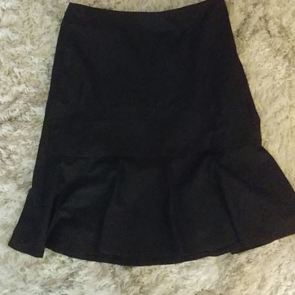 Black Ruffle Skirt